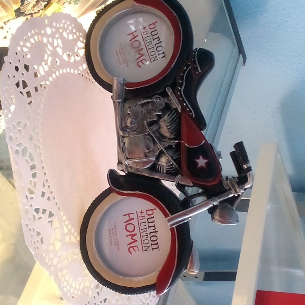 Motorcycle photo frame